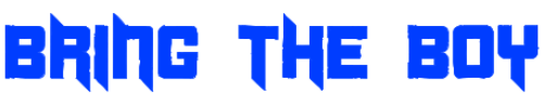 Bring the Boy class logo